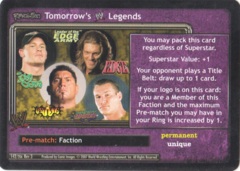 Tomorrow’s <WWE logo> Legends